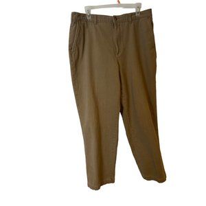 VINTAGE Savane Khaki Pants Relaxed Fit Button Back Pockets Mens 36 x 29